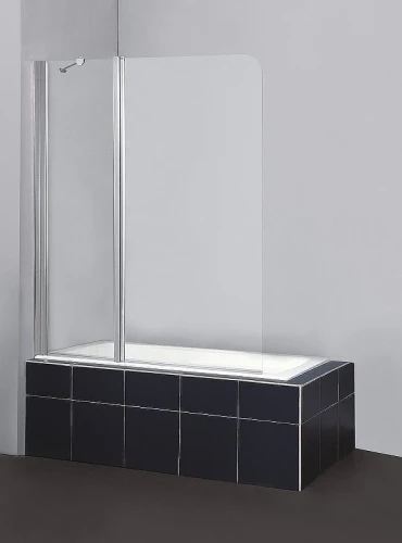 Шторка на ванну BelBagno Sela 120 SELA-V-11-120/140-P-Cr-L профиль Хром стекло рифленое