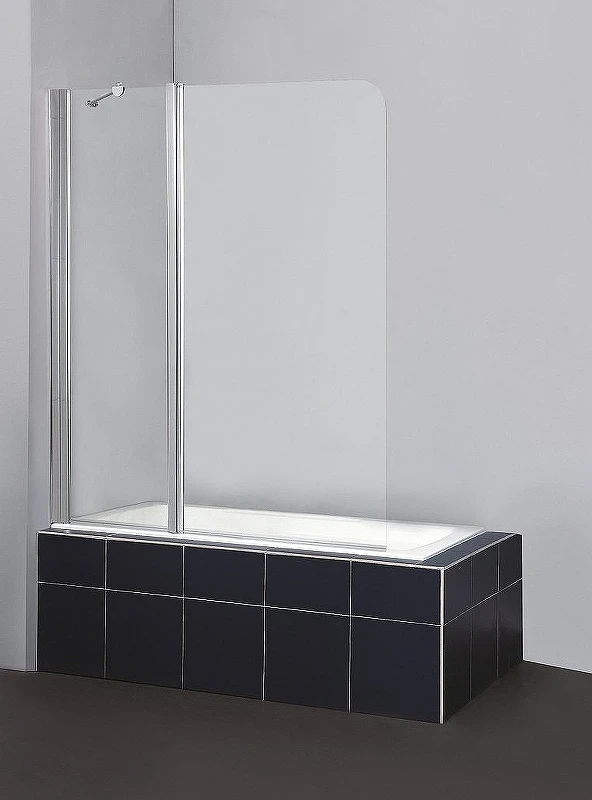 Шторка на ванну BelBagno Sela 120 SELA-V-11-120/140-P-Cr-L профиль Хром стекло рифленое