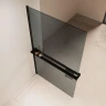 Душевая перегородка Vincea Walk in 100 VSW-1HR100MRB профиль цвет Черный стекло зеркальное
