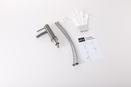 Смеситель для биде Abber Wasser Kreis 316 AF8124BGG цвет Оружейная сталь брашированная