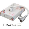 Смеситель для кухни Melodia della vita Ostessa MDV40616White Хром Белый латунь