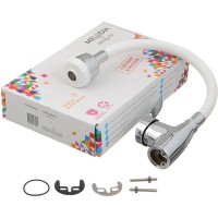Смеситель для кухни Melodia della vita Ostessa MDV40616White Хром Белый латунь
