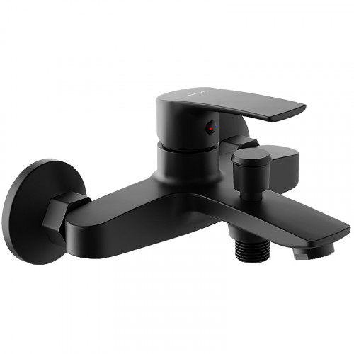 Смеситель для ванны Damixa Eclipse 2.0 481000300 Черный матовый латунь на стену