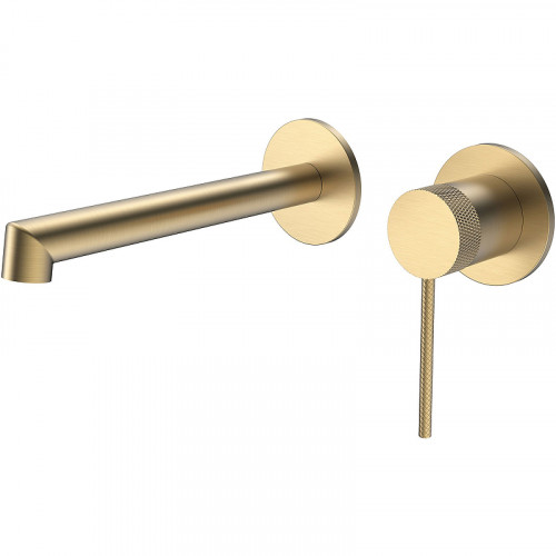 Смеситель для раковины Vincea Rim VBFW-2RM1BG Брашированное золото латунь встраиваемый