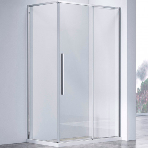 Душевой уголок Vincea Slim-N 110x80 VSR-4SN8011CL профиль Хром стекло прозрачное