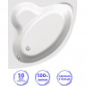 Акриловая ванна C-Bath Aurora 120x120 CBS001001 без гидромассажа