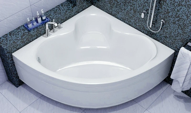 Акриловая ванна C-Bath Aurora 120x120 CBS001001 без гидромассажа