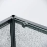 Душевой уголок Grossman Galaxy 120x100 L 120.K33.01.1210.21.02 профиль Черный матовый стекло шиншилла