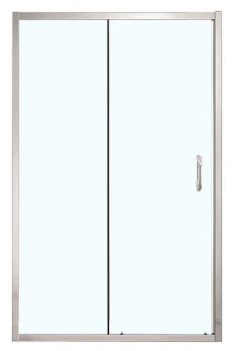 Душевая дверь Azario Milton 140 AZ-ND6121 1400 профиль Серебро стекло прозрачное