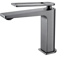 Смеситель для раковины Black&White Universe UK9901MG 9901MG Gun Metal латунь