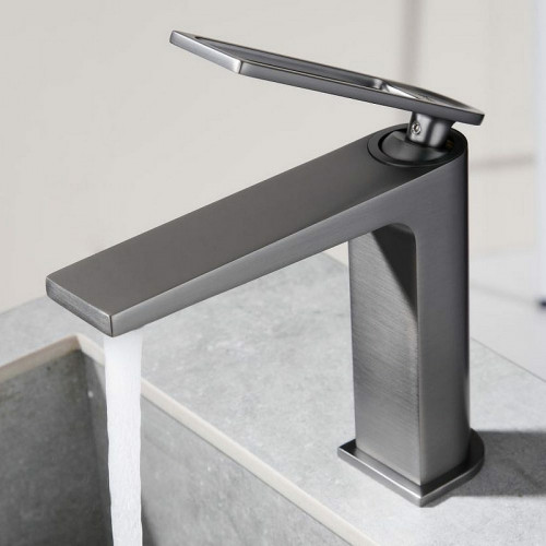 Смеситель для раковины Black&amp;White Universe UK9901MG 9901MG Gun Metal латунь