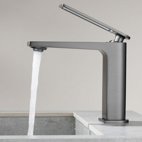 Смеситель для раковины Black&amp;White Universe UK9901MG 9901MG Gun Metal латунь