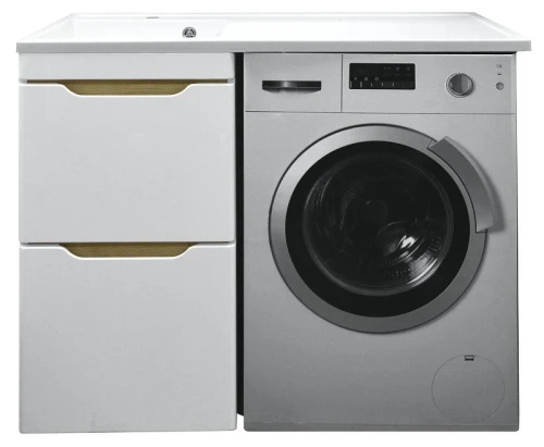 Тумба с раковиной Azario Magenta 110 L CS00078394 цвет Белый