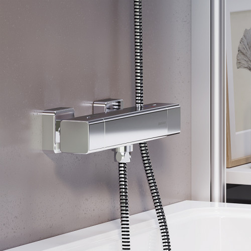 Смеситель для душа Damixa Gala 536000000 с термостатом Хром латунь на стену