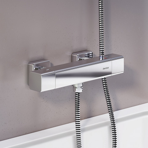 Смеситель для душа Damixa Gala 536000000 с термостатом Хром латунь на стену