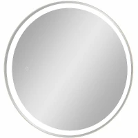 Зеркальный шкаф Континент Torneo White LED 70 МВК085 с подсветкой Белый