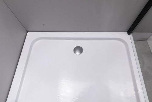 Душевой уголок Esbano ESR-7180B 120x80 ESUGR7180B профиль Черный матовый стекло прозрачное