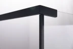 Душевой уголок Esbano ESR-7180B 120x80 ESUGR7180B профиль Черный матовый стекло прозрачное