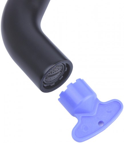 Смеситель для раковины Bronze de Luxe Scandi 1451B Черный матовый латунь