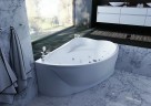 Акриловая ванна Aquatek Альтаир 158x119 R ALT160-0000047 без гидромассажа с фронтальной панелью с каркасом (вклеенный) со слив-переливом