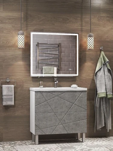 Зеркало Vigo Geometry Comfort 80 z.GEO.80.Comfort с подсветкой с сенсорным выключателем