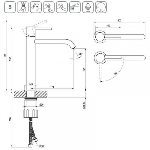 Смеситель для раковины Ravak Espirit BeCool ES 014.11WV X070400 Белый вельвет