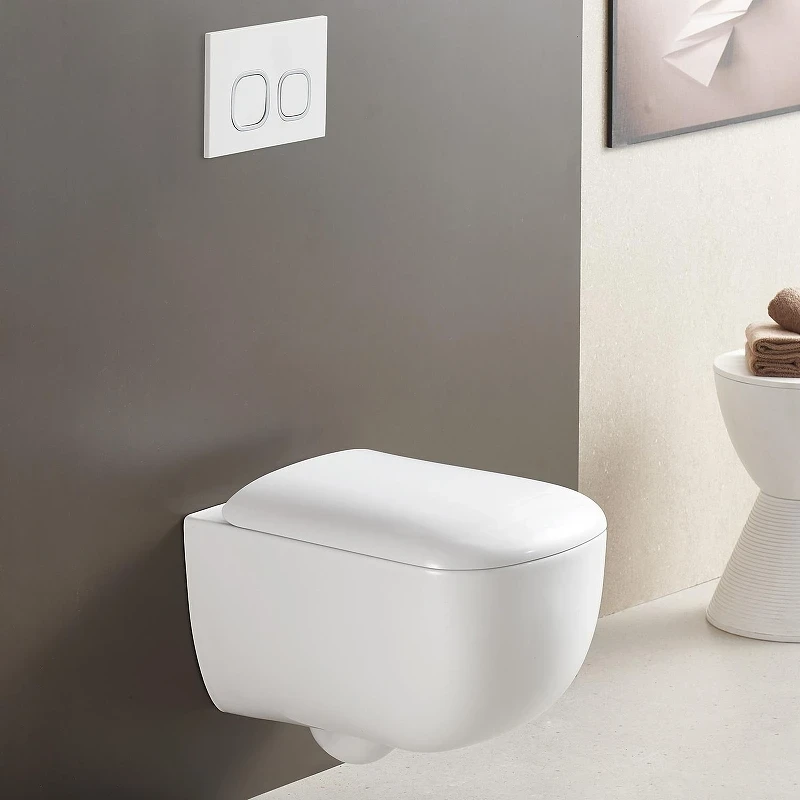 Унитаз Black&White W-610 610W00 подвесной с сиденьем Микролифт