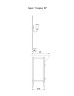 Комплект мебели для ванной ASB-Woodline Салерно 80 969601 цвет Антикварный орех