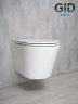 Унитаз Gid Cortado Tr2130 62235Y подвесной цвет Белый с сиденьем Микролифт