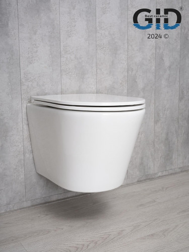 Унитаз Gid Cortado Tr2130 62235Y подвесной цвет Белый с сиденьем Микролифт