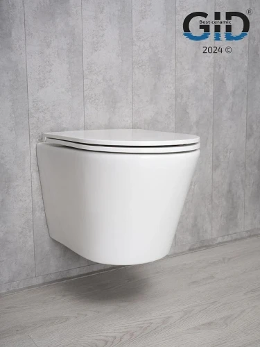Унитаз Gid Cortado Tr2130 62235Y подвесной цвет Белый с сиденьем Микролифт
