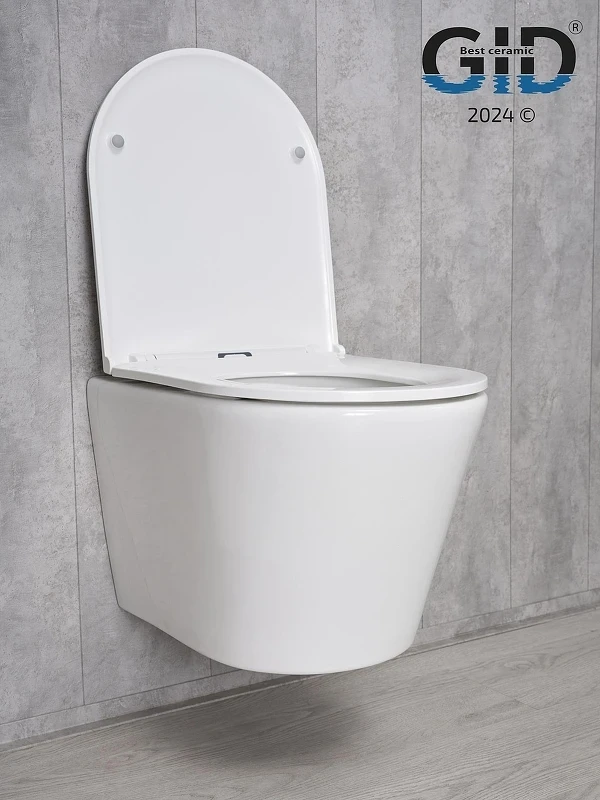 Унитаз Gid Cortado Tr2130 62235Y подвесной цвет Белый с сиденьем Микролифт