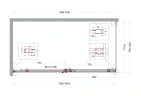 Душевой уголок BelBagno Soft Close-2 160x80 SOFT_CLOSE-2-AH-1-160/80-C-GM профиль Оружейная сталь стекло прозрачное