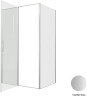 Душевой уголок Allen Brau Priority 120x90 3.31032.BA+3.31044.BA цвет профиля Серебро браш стекло прозрачное