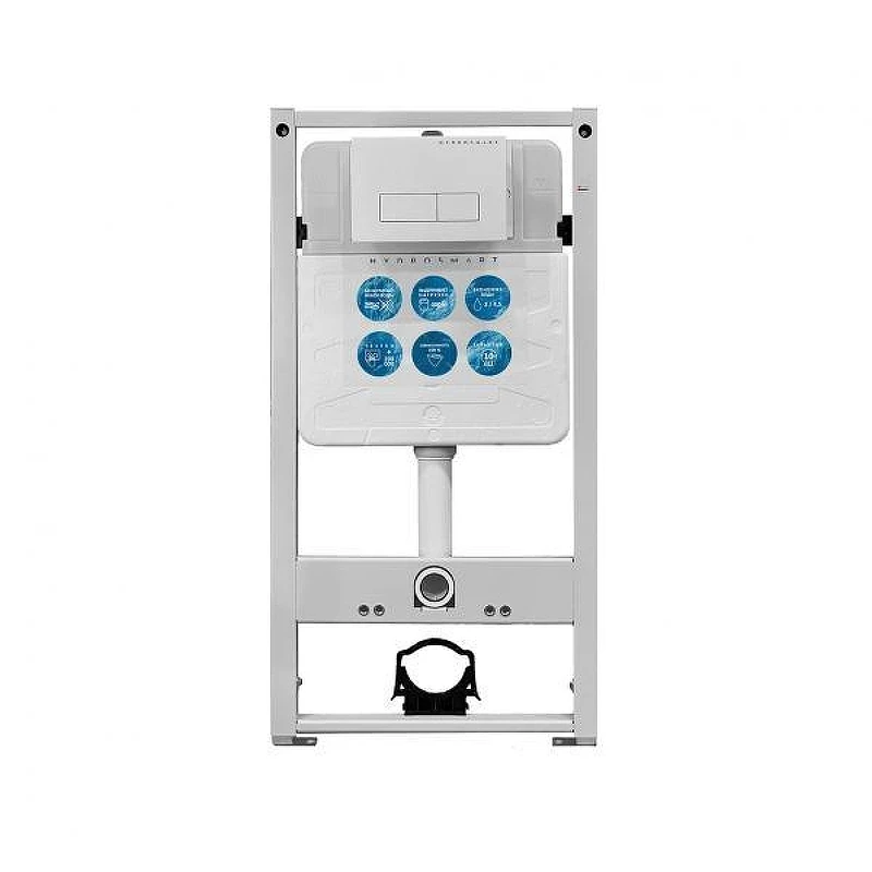 Инсталляция Nofer Hydrosmart 07801.N для унитаза без клавиши смыва