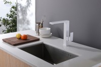 Смеситель для кухни Abber Daheim AF8214W Белый латунь