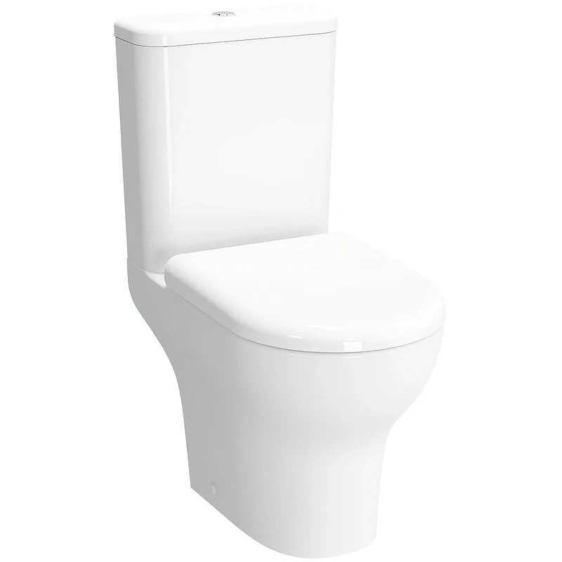 Унитаз компакт Vitra Zentrum Open-back 9012B003-7204 с бачком и сиденьем Микролифт фарфор напольный