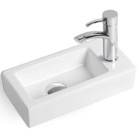Раковина Vincea VBS-133R 37 Белая фарфор подвесная