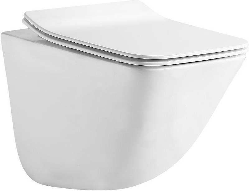 Унитаз подвесной Aquanet BioVortex 3.0 W Tornado 384176 цвет Белый с сиденьем Микролифт