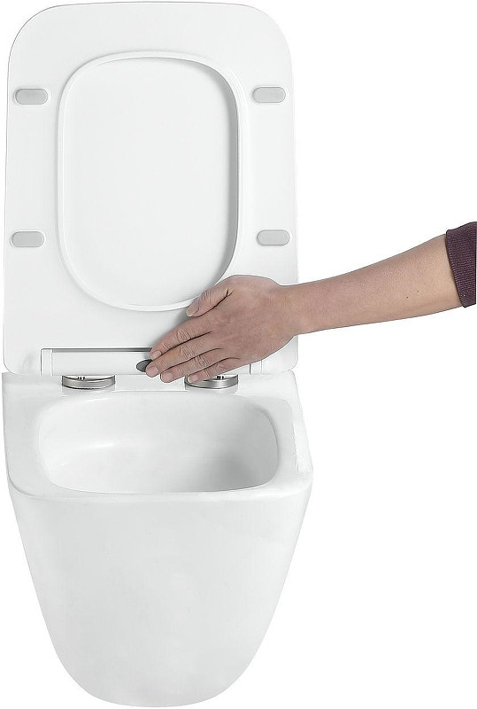 Унитаз подвесной Aquanet BioVortex 3.0 W Tornado 384176 цвет Белый с сиденьем Микролифт