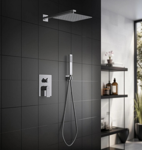 Душевая система Aquatek Лира AQ1472CR Хром латунь встраиваемый