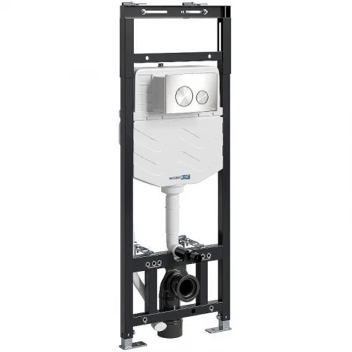 Инсталляция WasserKRAFT Alme 15TLT.010.ME.BN02 для унитаза с клавишей смыва Никель