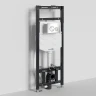 Инсталляция WasserKRAFT Alme 15TLT.010.ME.BN02 для унитаза с клавишей смыва Никель