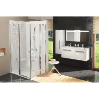 Тумба под раковину Ravak SD Chrome 120 X000000964 подвесная Капучино Белая МДФ / ЛДСП