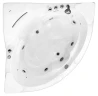 Акриловая ванна Gemy Gemy 152x152 G9082 B С гидромассажем