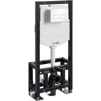 Инсталляция WasserKRAFT Dill 61TLT.010.ME.WH03 для унитаза с Белой клавишей смыва