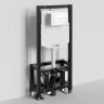 Инсталляция WasserKRAFT Dill 61TLT.010.ME.WH03 для унитаза с Белой клавишей смыва