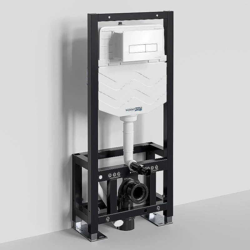 Инсталляция WasserKRAFT Dill 61TLT.010.ME.WH03 для унитаза с Белой клавишей смыва