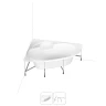 Акриловая ванна Lavinia Boho Bell Pro 140х95 L S1-3702140L цвет Белый глянцевый с каркасом