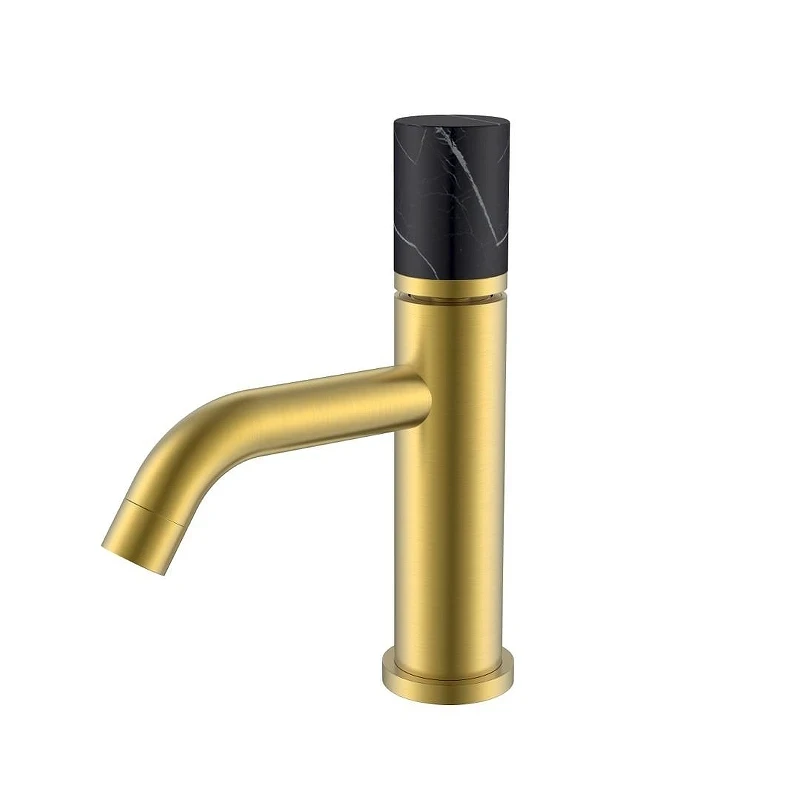 Смеситель для раковины Boheme Stick 121-MG-MR-B цвет Золото матовое